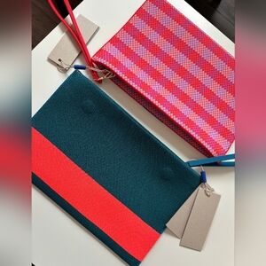 2 New Rothy's Teal pouch bag